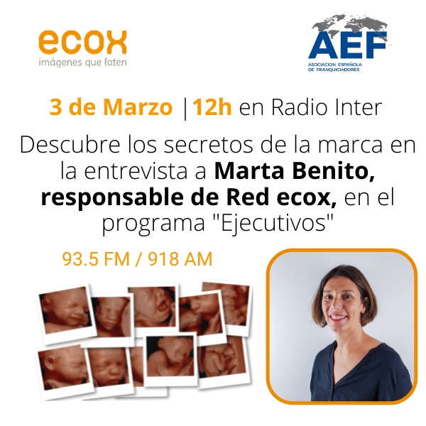 Ecox intervendrá en el Programa de Radio Ejecutivos, el próximo 3 de marzo a las 12 horas.